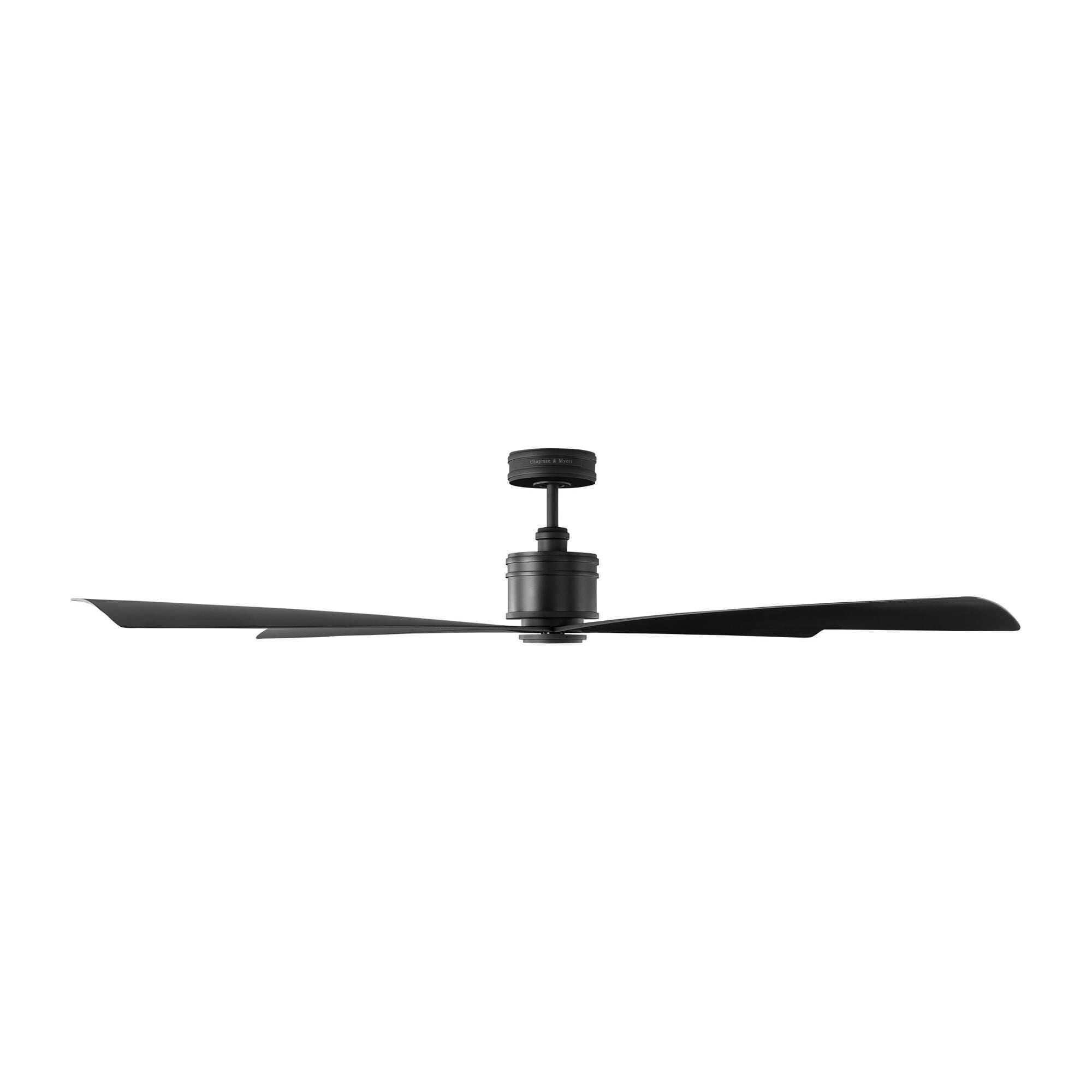 Visual Comfort Fan Collection Chapman & Myers Launceton 72 Inch Ceiling Fan - 4LNCR72MBK