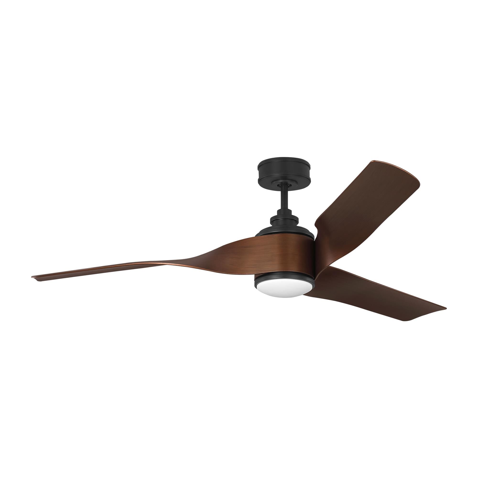Visual Comfort Fan Collection Chapman & Myers Touro Smart 60 Inch Ceiling Fan with Light Kit - 3TOSM60MBKDWD