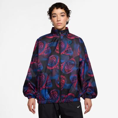 England Lionesses Nike Essential Woven Windrunner Jacke 2025 - Blau - Damen Image