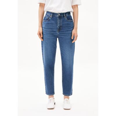 MAIRAA - Frauen Mom Fit Jeans - blau (Größe: 25/30) Image