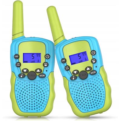 TEMU Toy Walkie-talkie, Walkie-talkie For Kids, 3 Kilometers, 2 Packs, Mini , Green, 1 Pair Pack
