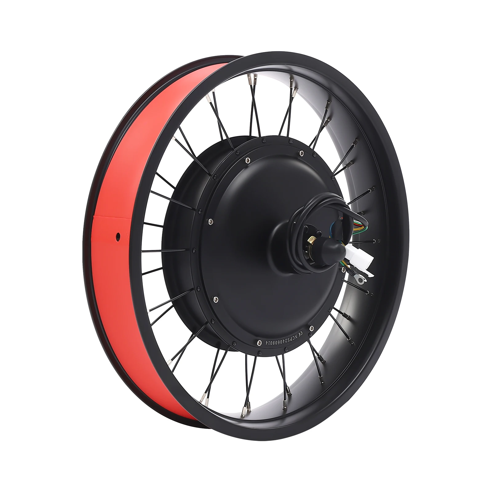 1000 W Ebike Conversion DC Bürstenloser Motor-Kit, Hinterrad-Elektrofahrrad-Nabenmotor-Kit für 20-Zoll-Rad-Schneemobil, Fahrrad Image