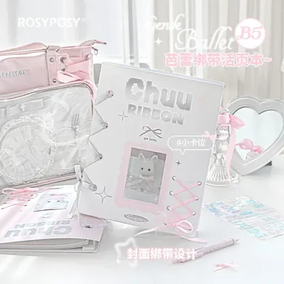 Kpop idol photo card halter fotoalbum mit 40 innenseiten binder fotokarten album für fotos sammeln Image