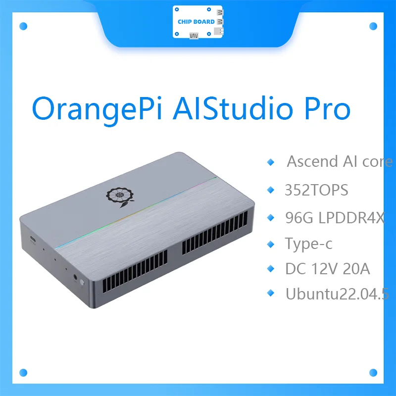 OrangePi AIStudio Pro Arithmetikkarte Ascend Development Board 352TOPS OCR-Erkennung OrangePi AI Studio Pro Image