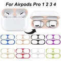 Adesivo antipolvere antigraffio per Airpods Pro 1 2 3 4 Pellicola protettiva antipolvere per auricolari per AirPods 2/1/pro Adesivi per copertura