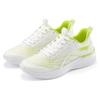 Sneaker LASCANA "Halbschuh, Schnürschuh, Freizeitschuh", Damen, Gr. 39, grün (weiß, lime), Obermaterial: 100% Textilmaterial. Futter: 100% Textilmaterial. Decksohle: 100% Textilmaterial. Laufsohle: 100% Synthetik, mehrfarbig, kontrastfarbene...