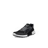 Sneaker ECCO "BIOM 2.1 X MOUNTAIN M", Herren, Gr. 45, schwarz (schwarz, grau), Textil, Lederimitat, sportlich, Schuhe, Schnürschuh, Halbschuh, Wanderschuh, verstärkte Sohlenkonstruktion