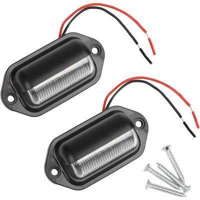 Gotrays - 2 stücke led Kennzeichenbeleuchtung Wasserdicht 6 smd led Rücklichter Kennzeichenleuchte Image
