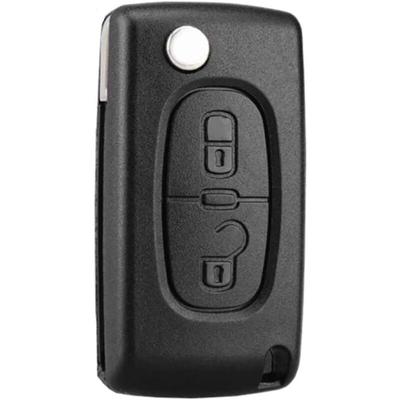 2 Tasten Schlüsselgehäuse kompatibel CE0523 Klapp-Klappschlüssel für Peugeot 207 307 308 407 408 Image