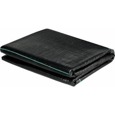 Mulchtuch 1 m x 10 m, Geotextil, Garten-Anti-Unkraut-Tuch, schwarze landwirtschaftliche Plane,