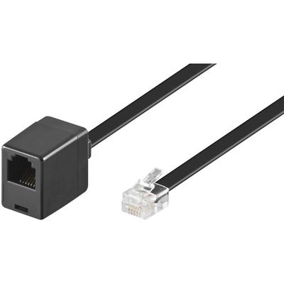 Modularverlängerungskabel, Kupferkaschierter Aluminiumleiter (CCA), RJ12-Stecker (6P6C) RJ12-Buchse Image