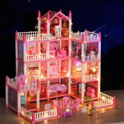 TEMU Mini House Building With 4 Floors 11 Rooms