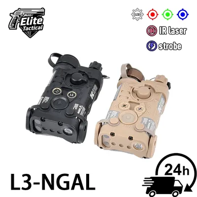 WADSN Tactic NGAL PEQ-15 OGL P4 Red Green Blue IR Laser Nylon Flashlight LED Strobe Airsoft 20mm Rail Laser Hunting Sight
