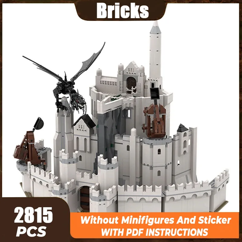 Moc Gebäude Ziegel Blöcke Ring König Modell Gangduo Weiße Stadt Technologie Modulare Blöcke Geschenk Spielzeug Für Kinder DIY Sets Montage Image