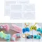 Game Controller Silicone Resin Molds for Keychain, Video Game Console Gamepad Resin Mold, Epoxy Silicon Fondant Molds for Resin