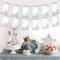 Rosa Blau Elefant Party Papier Foto Banner Geburtstag Party Dekoration Kinder Geburtstag Party Supplies Gefälligkeiten Baby Dusche Dekor