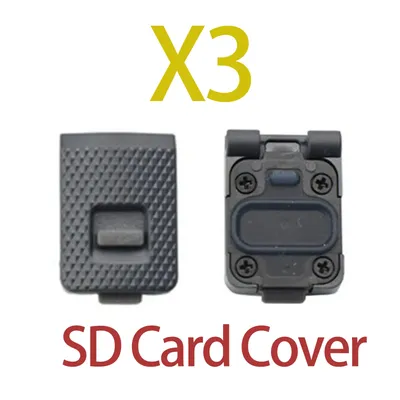 Replacement ABS USB Charging Port Side Cover For Insta360 One X3 Camera Accessories Black Battery Cover Lid Side Door USB-C Port