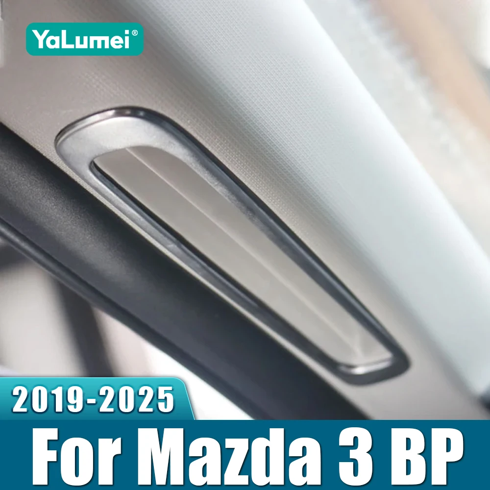 Für Mazda 3 BP CX-30 2019 2020 2021 2022 2023 2024 2025 Auto Frontscheibe Innen Dreieck Vent Outlet Abdeckung EINE Säule Trim Aufkleber Image