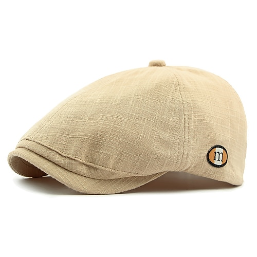 Herren Schiebermütze Ascot-Hut Zeitungsjungenmütze Schwarz Hellgrün Polyester Mode Lässig Straße Täglich Karomuster Verstellbar Sonnenschutz Atmungsaktiv Image