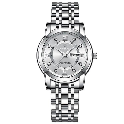 Damen Quarzuhr Armbanduhr Datum Wasserdicht Legierung Beobachten