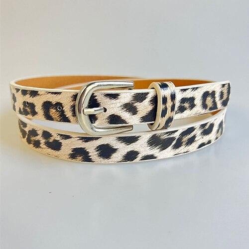 Herren Gürtel Taillengürtel Kachi Braun PU Legierung Verstellbar Leopard Outdoor Täglich