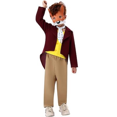 Der fantastische Mr. Fox Fuchs Kostüm Märchenfiguren Cartoon Film Cosplay for Jungen Kinder Welttag des Buches Leistung Pädagogisches Ankleiden Image