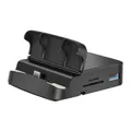 Docking station HUB 8 in 1 tipo C Supporto per telefono Dex Pad Station Kit caricabatterie dock compatibile da USB C a HDMI per Samsung