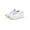 Keilsneaker TOMMY HILFIGER "CASUAL FASHION RUNNER MIX", Damen, Gr. 42, weiß (weiß kombiniert), Leder, Lederimitat, Textil, sportlich, Schuhe, Freitzeitschuh, Halbschuh, Schnürschuh im Kontrast-Look