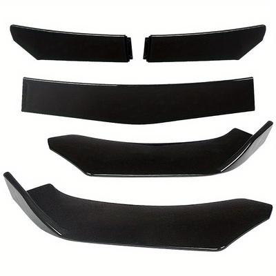 TEMU Auto Retrofit Universal Front Shovel Adjustable Five-section Front Lip Surrounding Separator Bumper Body Kit Image