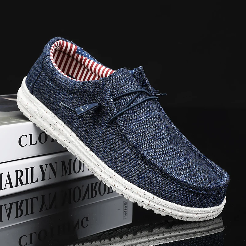 Men Casual Shoes Plus Size Shoes Lightweight Loafers Casual One Foot Shoes Men Comfortable Walking Shoes Sneakers Shoes For Mens