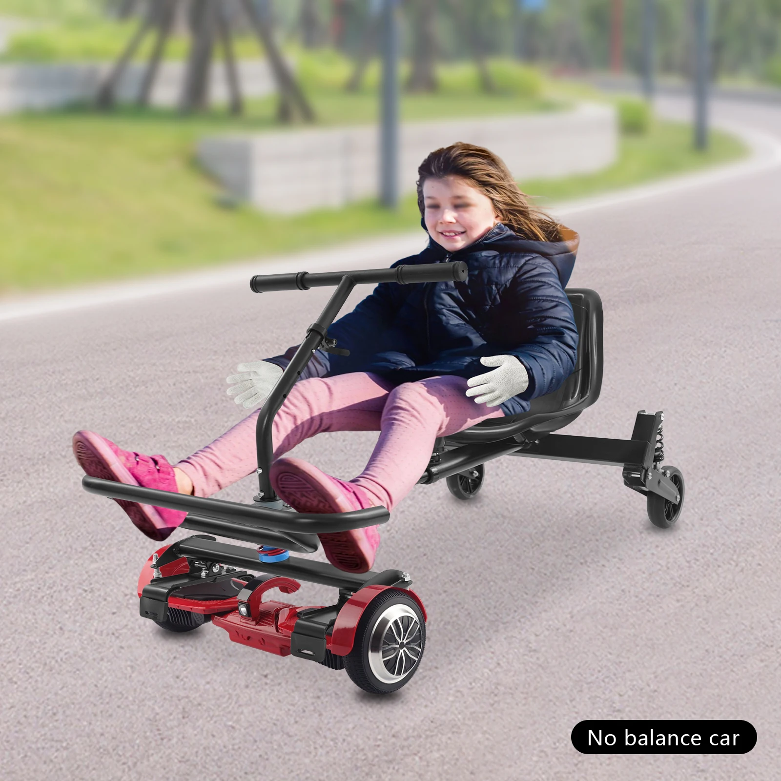 Selbstausgleichender Scooter-Sitzbefestigung, verdicktes GoKart-Kit, selbstausgleichendes Scooter-Zubehör, stabiler für 6,5 Zoll, 8 Zoll, 10 Zoll Image