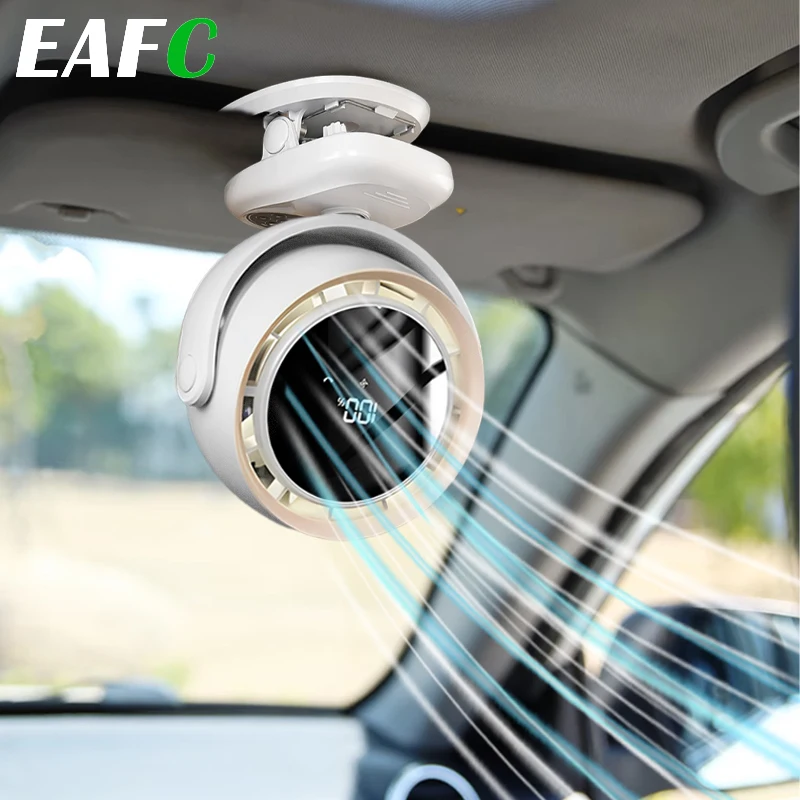 Auto Fan Camping Fan 5-Gang Elektrische Luft Zirkulator Decke Fan Ultra-leise Clip-on Fan Haushalt Outdoor kühlung Ventilador Image
