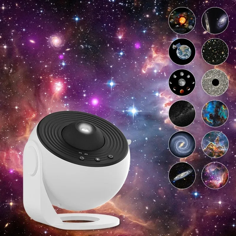 Nachtlicht Galaxy Projektor Sternenhimmel Projektor 360° ° Drehen Sie Planetariumslampe für Kinderzimmer, Valentinstagsgeschenk, Hochzeitsdekoration