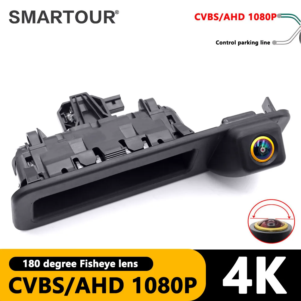Smartour 4K AHD 1080P Fahrzeug-Rückfahrkamera für BMW 5er F10 F11/3er F30 F31 F32/X3 F25/X4 F26/X5 F15/X6 F16 Auto Image