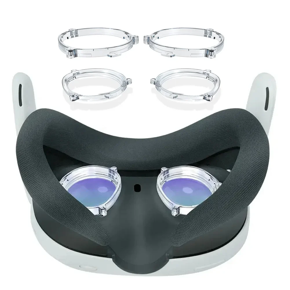 Magnet linse für Meta Quest3 Schutz rahmen mit Anti-Blaulicht-Brille Linse Anti-Kratz-Ring für Meta/Oculus Quest 3 Image