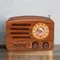 Ricevitore da tavolo radio FM AM retrò classico Radio MP3 portatili ricaricabili Altoparlante Bluetooth stereo da 3 W AUX USB