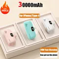 Mini Power Bank portatile Display digitale Custodie per caricabatterie esterno a ricarica rapida da
