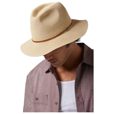 Brixton - Wesley Straw Packable Fedora - Hut Gr M braun Image