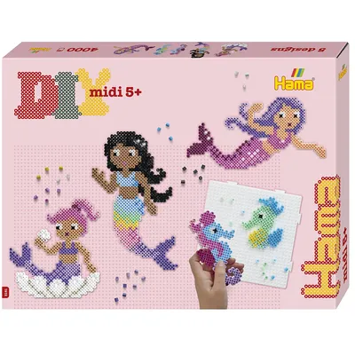 Hama Bügelperlen-Set Meerjungfrauen Image