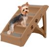 Hundetreppe 4 Stufen Faltbare Haustiertreppe mit Rutschfester Matte, 50 cm hohe