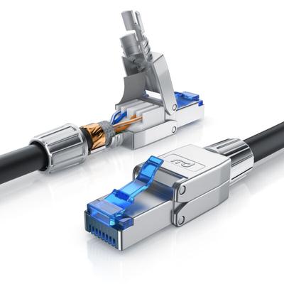 Primewire - Patchkabel cat 8 - Gigabit Ethernet lan Kabel - 40 Gbit/s - s/ftp pimf Schirmung Image