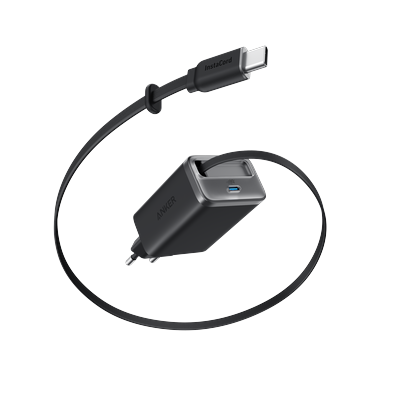 Anker Nano Ladegerät (35W, Integriertes einziehbares USB-C Kabel) Image