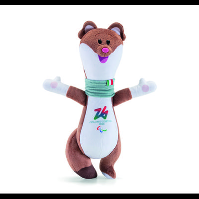 Paralympische Spiele Mailand-Cortina 2026: Milo-Maskottchen - 34cm Image