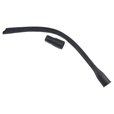 TEMU Flexible Crevice Tool & Hose Adapter Set For Vacuum Cleaners, To 32mm Conversion, Black Pp Plastic & Soft Rubber, For Narrow In Cabinets, Refrigerators, Sofas, Car Corners Image
