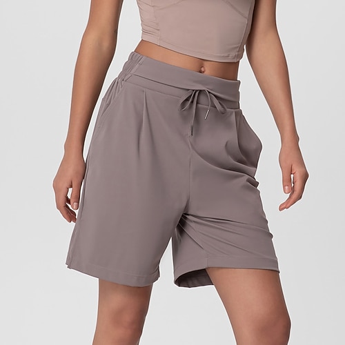 Per donna Shorts da corsa Esterno Vestibilità regolare Asciugatura Rapida Pantaloncini Elastico in vita Grigio scuro Nero Caccia Arrampicata Campeggio / Escursionismo / Speleologia S M L XL