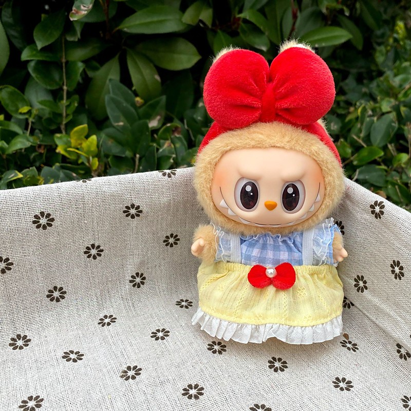 Clothes Set for 17cm Dolls ForLabubu Fashion Clothes Accessories Outfit Suitable for 6.69inch (17cm) Doll Soft Cotton Clothing Replacement No Doll ONLY Clothes Christmas Gift