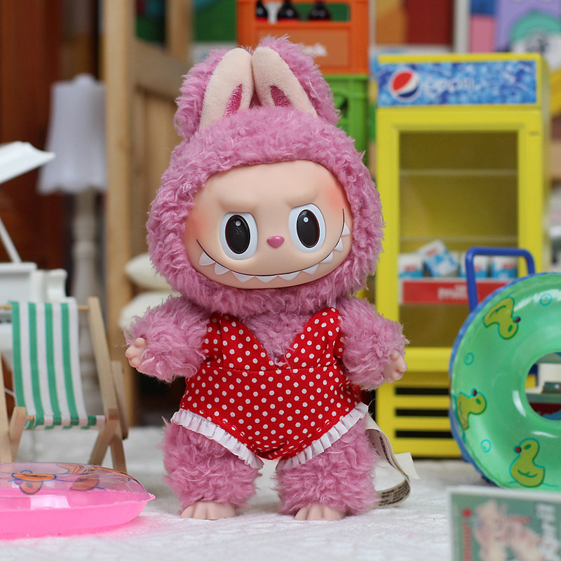 Clothes Set ForLabubu Fashion Clothes Accessories Outfit Suitable for 6.69inch (17cm) Doll Soft Cotton Clothing Replacement No Doll ONLY Clothes Christmas Gift