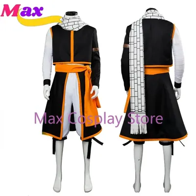Max Neue Saison Etherious Natsu Dragneel Cosplay Kostüm Erwachsene Männer Frauen Halloween Party Image