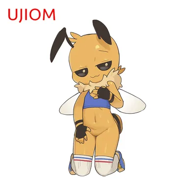 Ujiom 13cm x 8cm niedlichen Keks laufen Wanda uf kleber kreative Kinder Schlafzimmer Tapeten Abziehbilder Cartoon Monster Raum dekoration Image