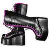 12 cm High Heel Große Größe 47 48 49 50 Schuh Frauen Keile Kniehohe Schnee Stiefel Plus Größe 40 41